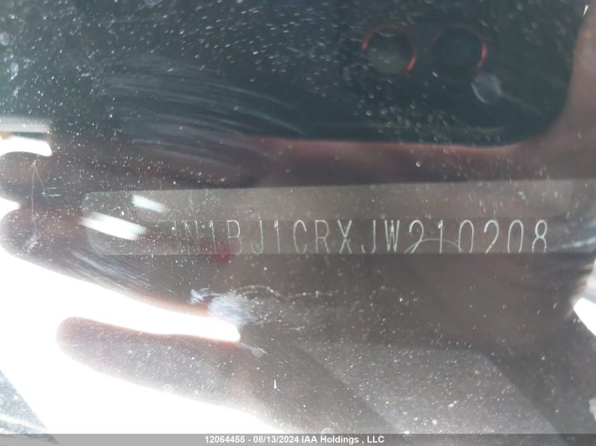 2018 Nissan Rogue Sport S/Sv/Sl VIN: JN1BJ1CRXJW210208 Lot: 12064455