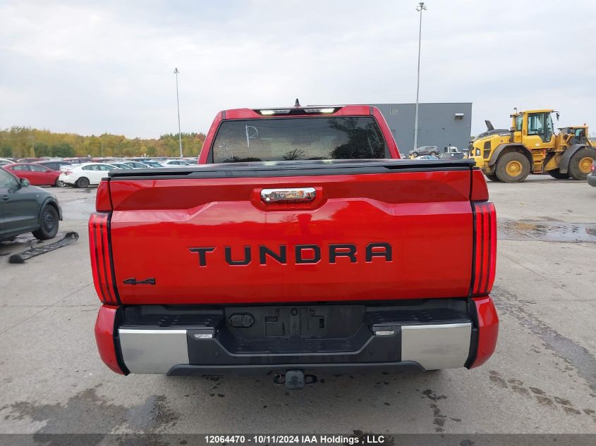 2022 Toyota Tundra Crewmax Limited VIN: 5TFJA5DB1NX035154 Lot: 12064470