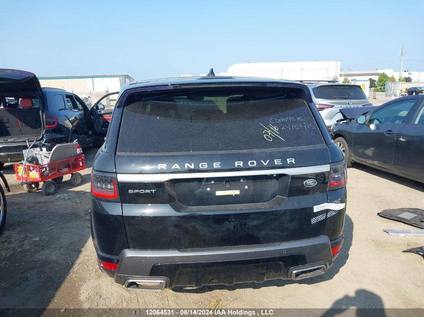 2019 Land Rover Range Rover Sport VIN: SALWR2RK5KA852608 Lot: 12064531
