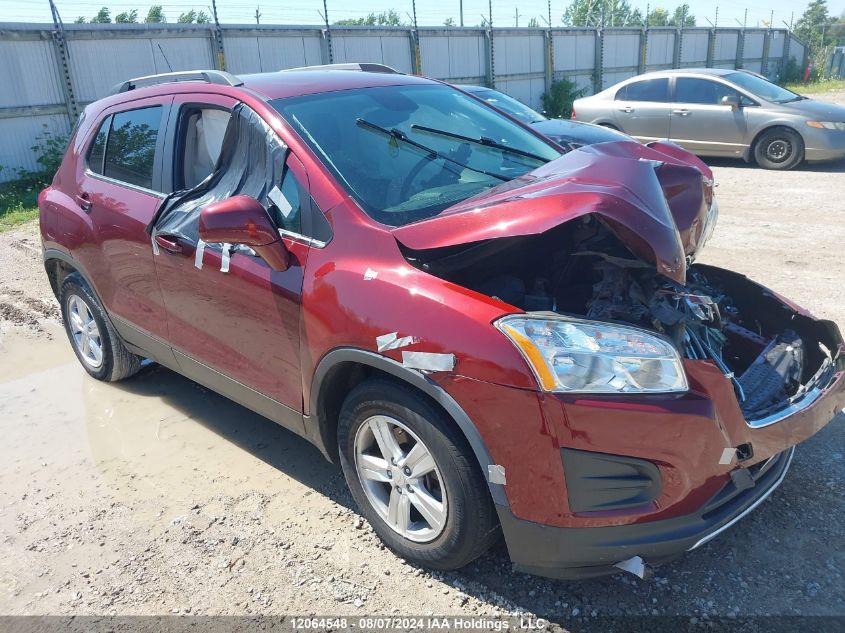 2016 Chevrolet Trax VIN: 3GNCJLSBXGL197242 Lot: 12064548