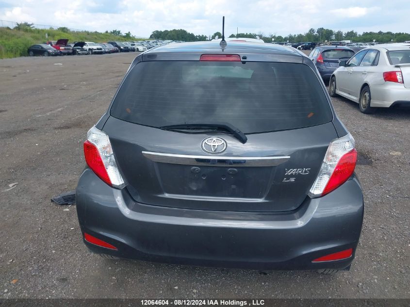 2012 Toyota Yaris Le VIN: JTDKTUD37CD531236 Lot: 12064604