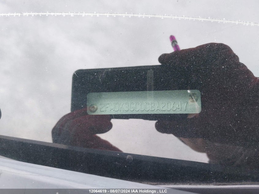 2012 Ford Edge Se VIN: 2FMDK3GC0CBA20647 Lot: 12064619