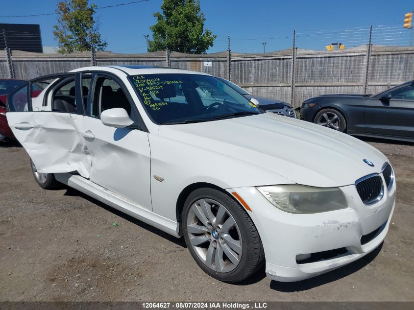 2011 BMW 3 Series VIN: WBAPG7C50BA936219 Lot: 12064627