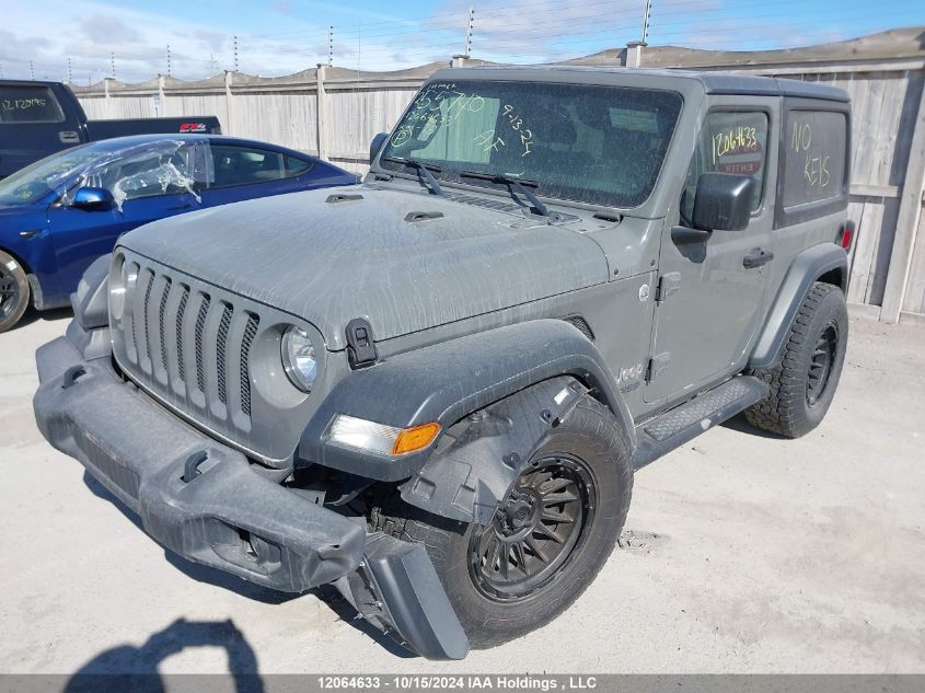 2020 Jeep Tj VIN: 1C4GJXAG6LW255740 Lot: 12064633