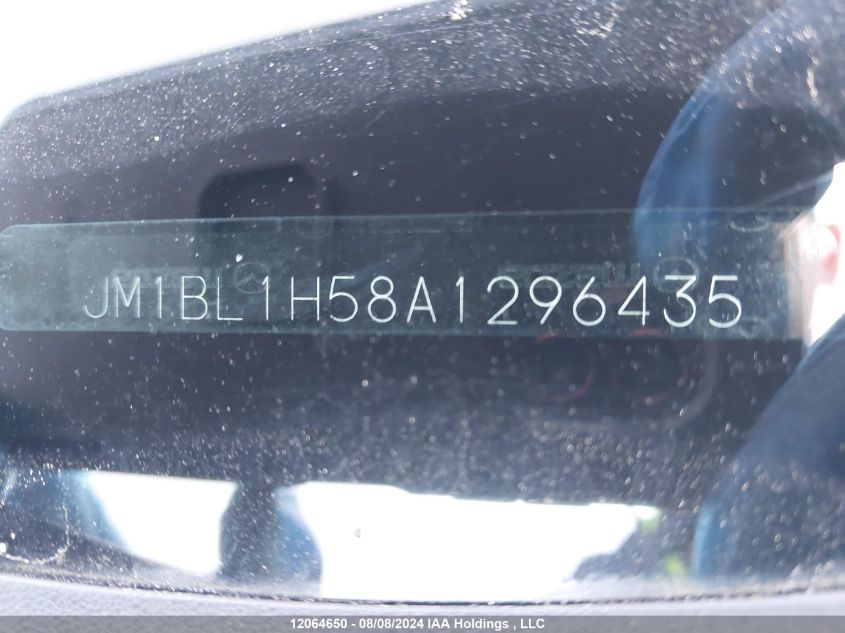 2010 Mazda Mazda3 VIN: JM1BL1H58A1296435 Lot: 12064650