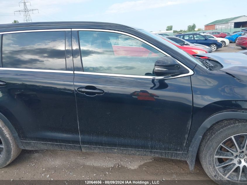 2017 Toyota Highlander Xle VIN: 5TDJZRFH6HS450854 Lot: 12064656