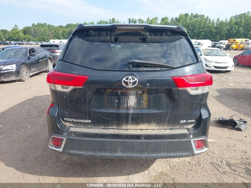 2017 Toyota Highlander Xle VIN: 5TDJZRFH6HS450854 Lot: 12064656