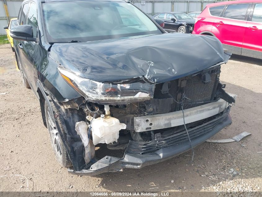 2017 Toyota Highlander Xle VIN: 5TDJZRFH6HS450854 Lot: 12064656