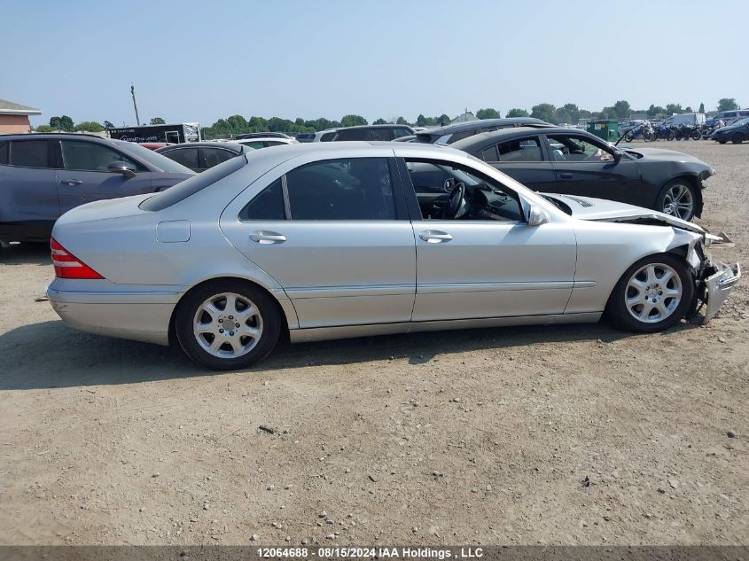 2000 Mercedes-Benz S-Class VIN: WDBNG75J7YA118059 Lot: 12064688