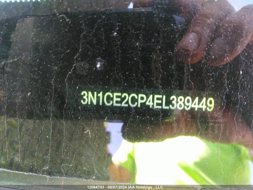 2014 Nissan Versa VIN: 3N1CE2CP4EL389449 Lot: 12064703