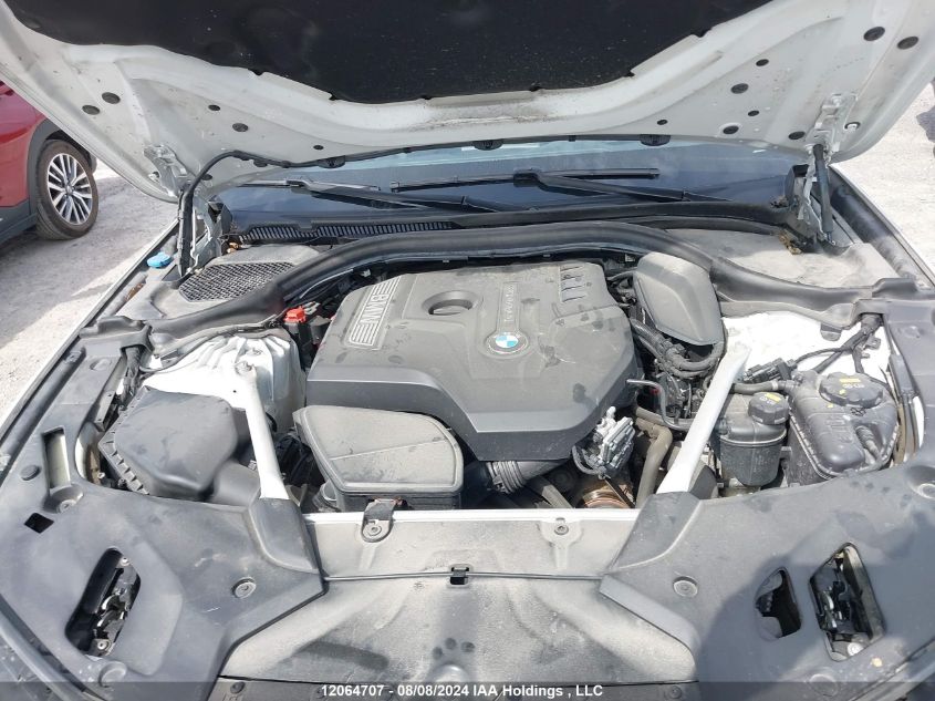 2019 BMW 5 Series VIN: WBAJA7C54KWW10174 Lot: 12064707