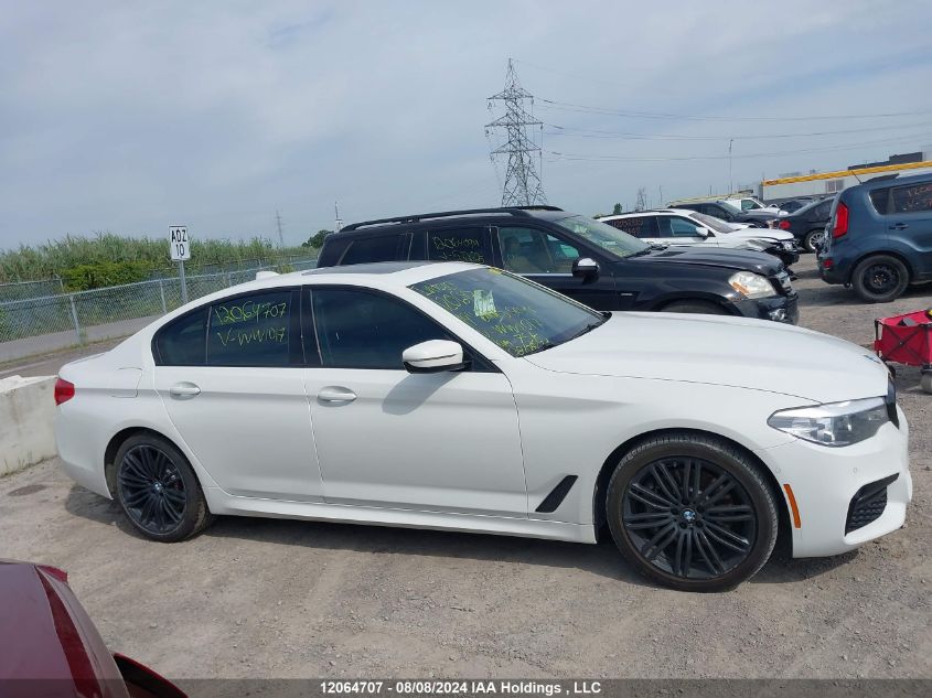 2019 BMW 5 Series VIN: WBAJA7C54KWW10174 Lot: 12064707