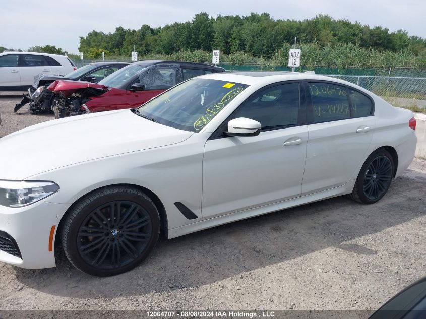 2019 BMW 5 Series VIN: WBAJA7C54KWW10174 Lot: 12064707