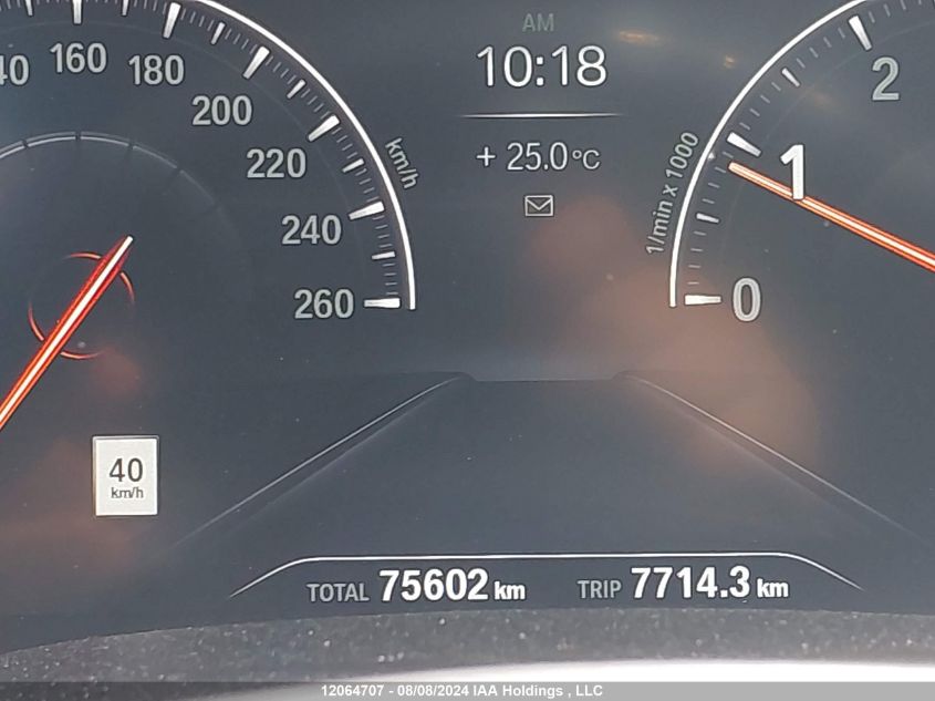 2019 BMW 5 Series VIN: WBAJA7C54KWW10174 Lot: 12064707