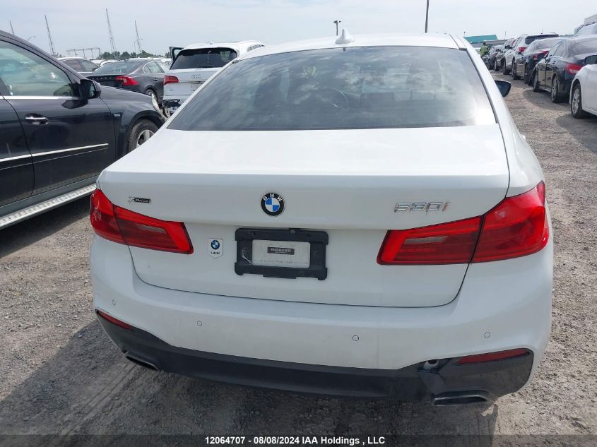 2019 BMW 5 Series VIN: WBAJA7C54KWW10174 Lot: 12064707
