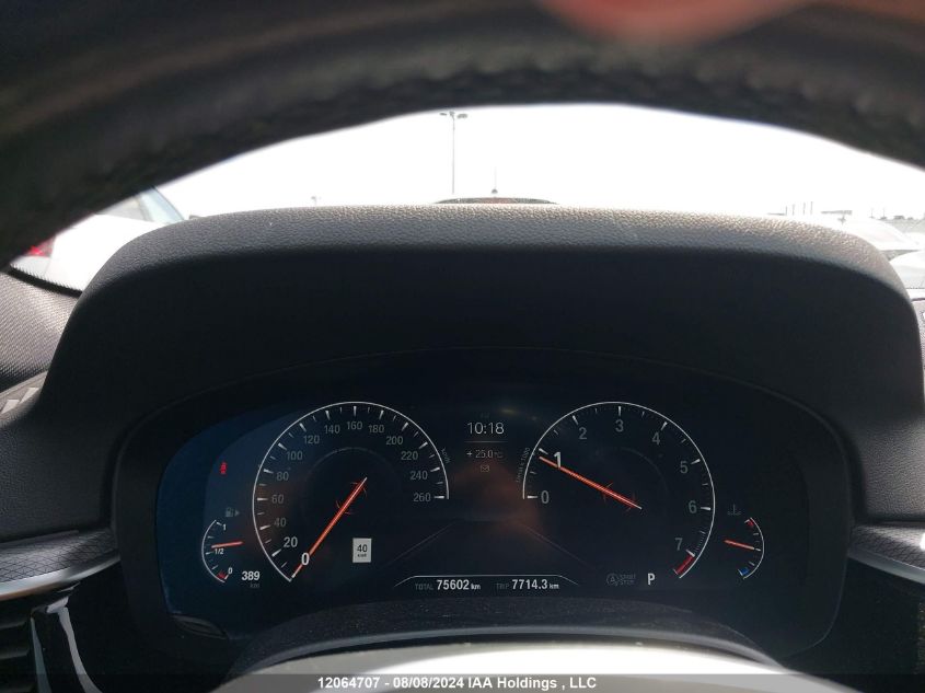 2019 BMW 5 Series VIN: WBAJA7C54KWW10174 Lot: 12064707