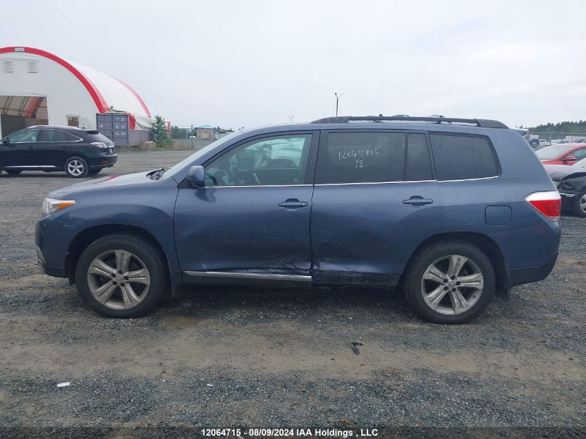 5TDBK3EH6CS158623 2012 Toyota Highlander V6