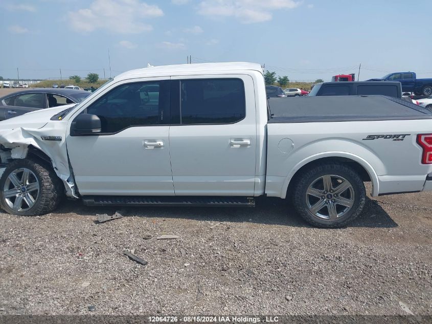 2018 Ford F150 Supercrew VIN: 1FTEW1EP9JFD29410 Lot: 12064726
