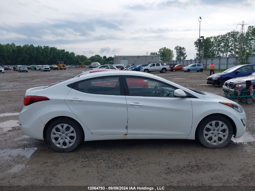 2016 Hyundai Elantra VIN: 5NPDH4AEXGH713559 Lot: 12064793