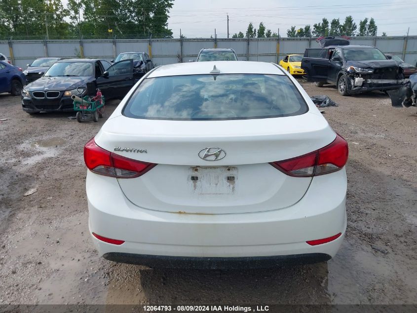 2016 Hyundai Elantra VIN: 5NPDH4AEXGH713559 Lot: 12064793