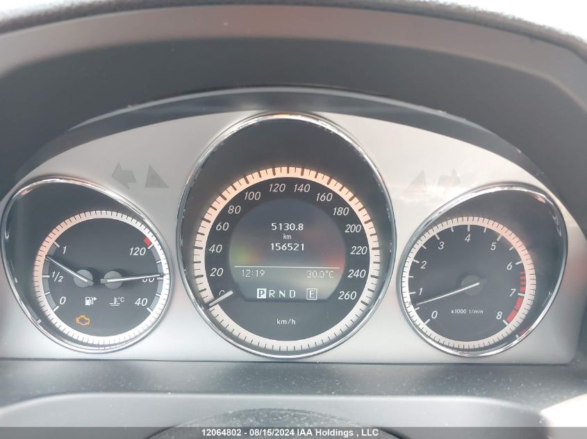 2011 Mercedes-Benz C-Class VIN: WDDGF8BB1BA521774 Lot: 12064802