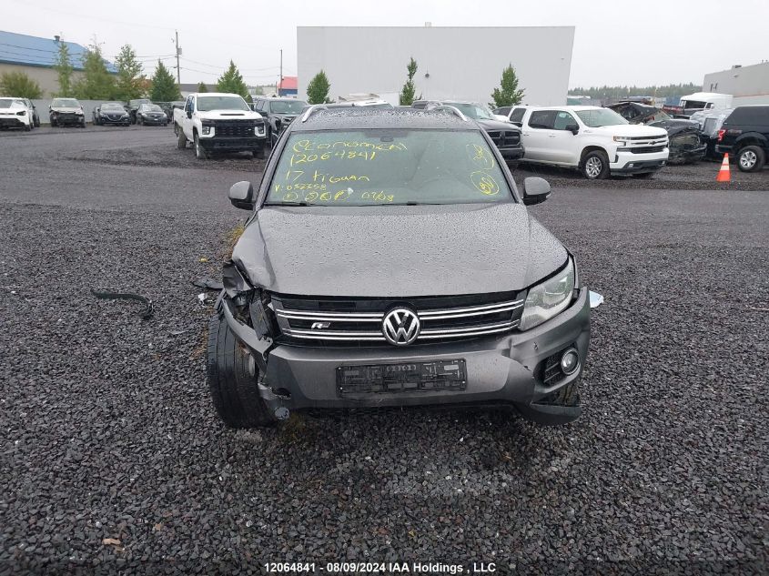 2017 Volkswagen Tiguan VIN: WVGLV7AX5HK032358 Lot: 12064841