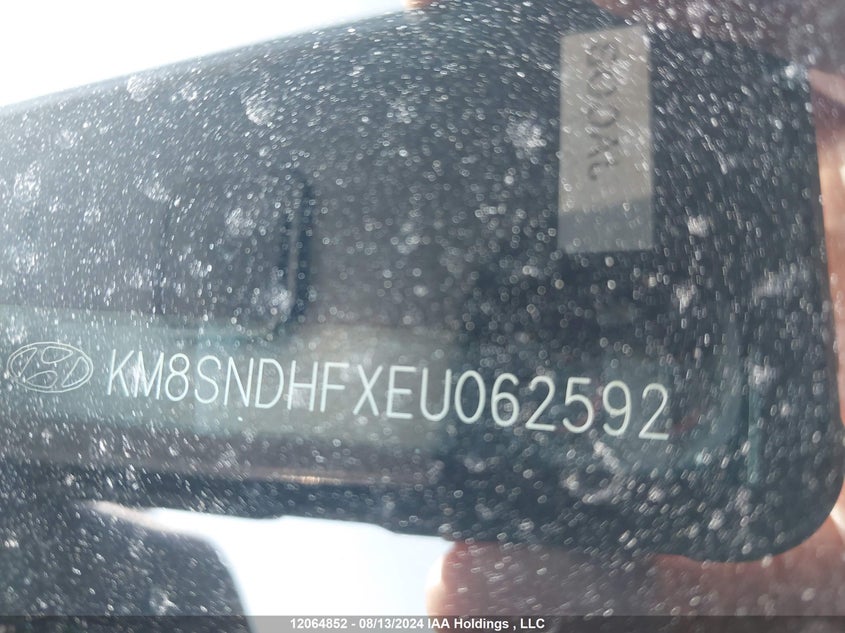 2014 Hyundai Santa Fe Xl Luxury VIN: KM8SNDHFXEU062592 Lot: 12064852