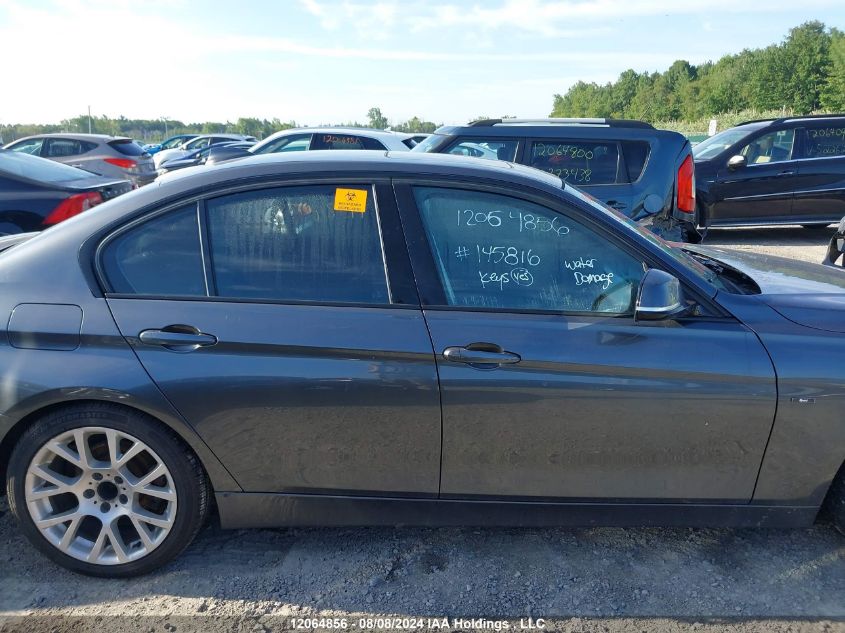 2013 BMW 3 Series VIN: WBA3B3C52DF145816 Lot: 12064856