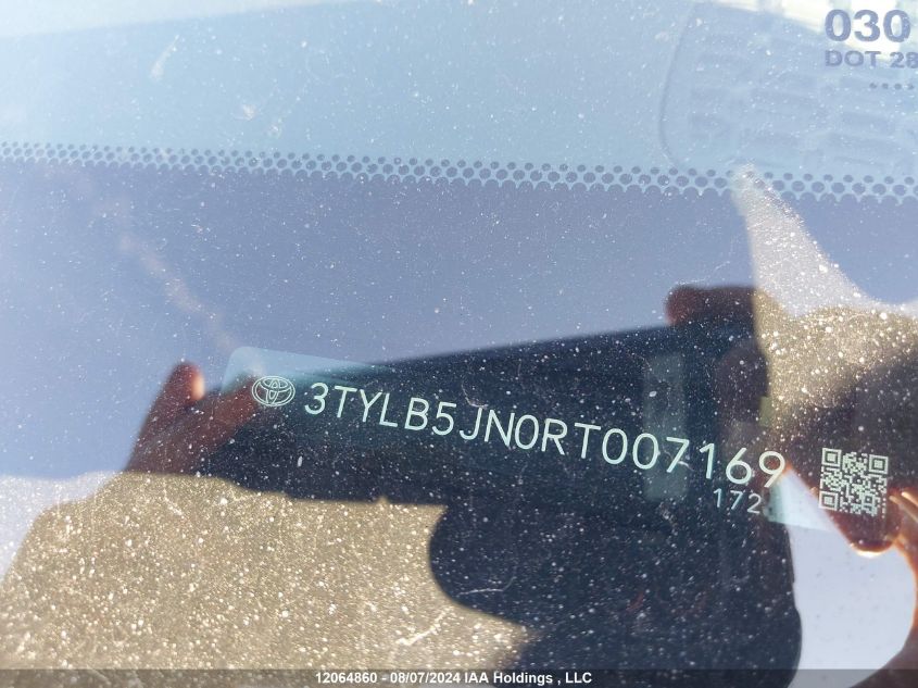 2024 Toyota Tacoma VIN: 3TYLB5JN0RT007169 Lot: 12064860