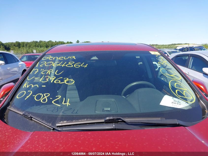 2017 Honda Cr-V VIN: 2HKRW2H52HH139630 Lot: 12064864