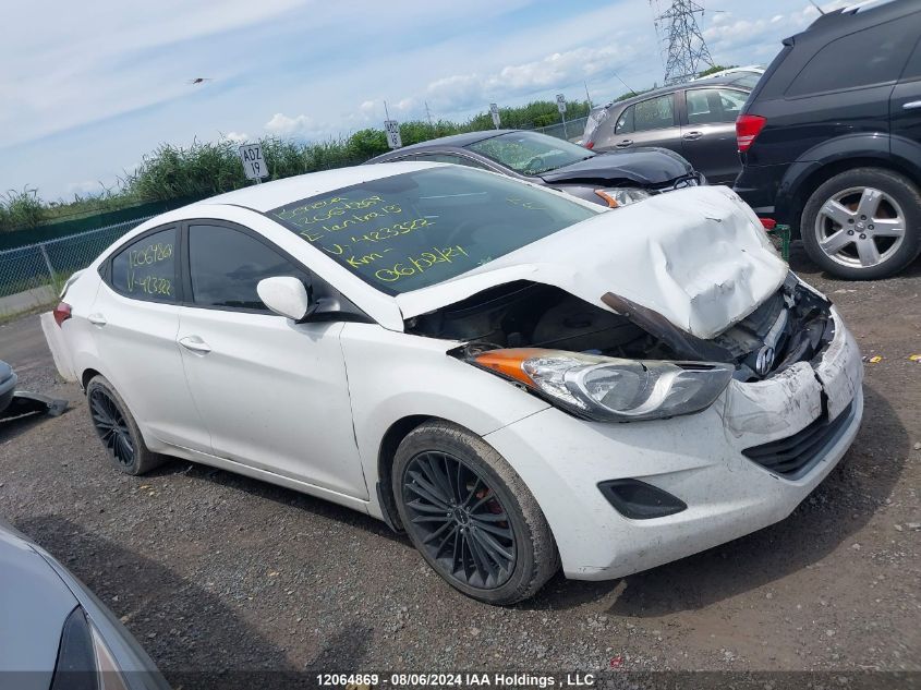 2013 Hyundai Elantra Gl VIN: 5NPDH4AE3DH423322 Lot: 12064869