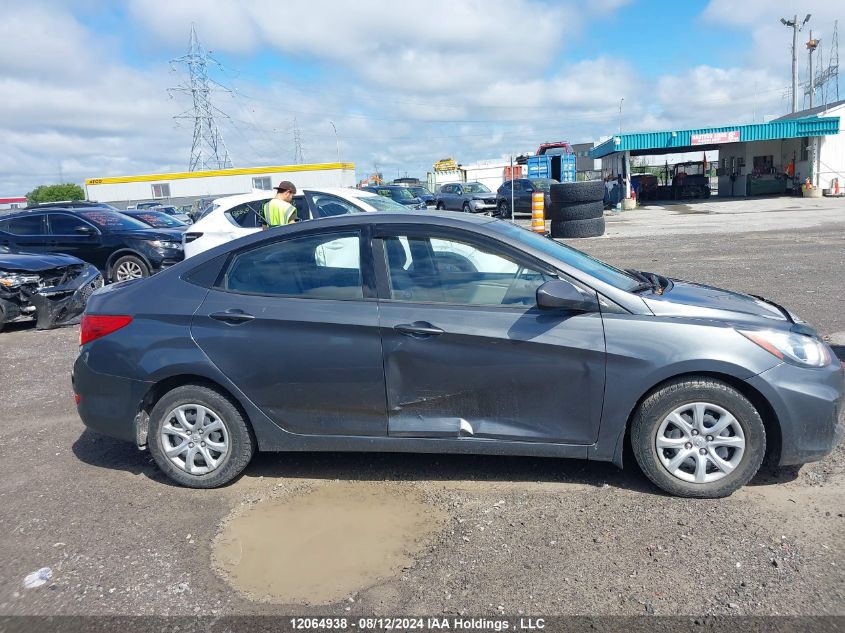 2012 Hyundai Accent VIN: KMHCT4AE4CU111908 Lot: 12064938