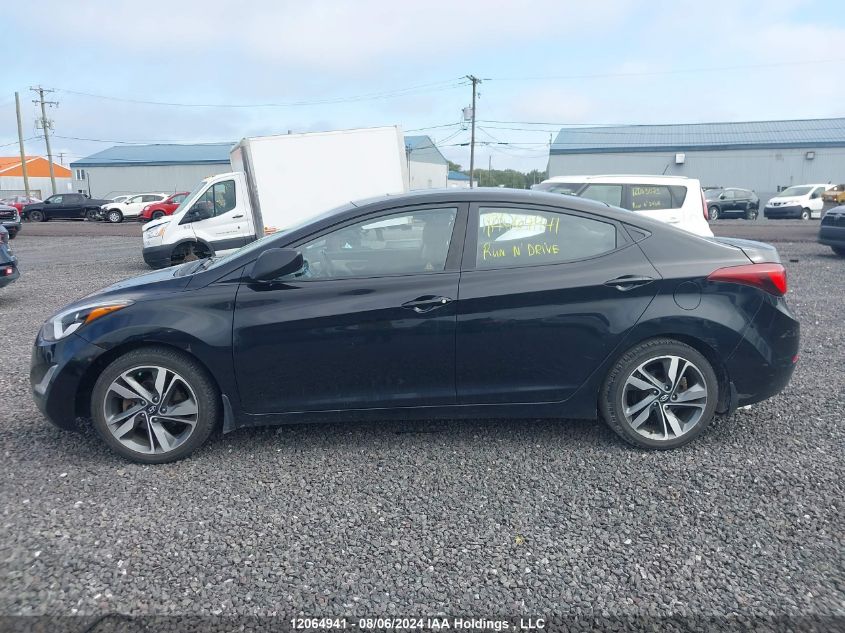 2016 Hyundai Elantra Gls VIN: KMHDH4AHXGU606989 Lot: 12064941