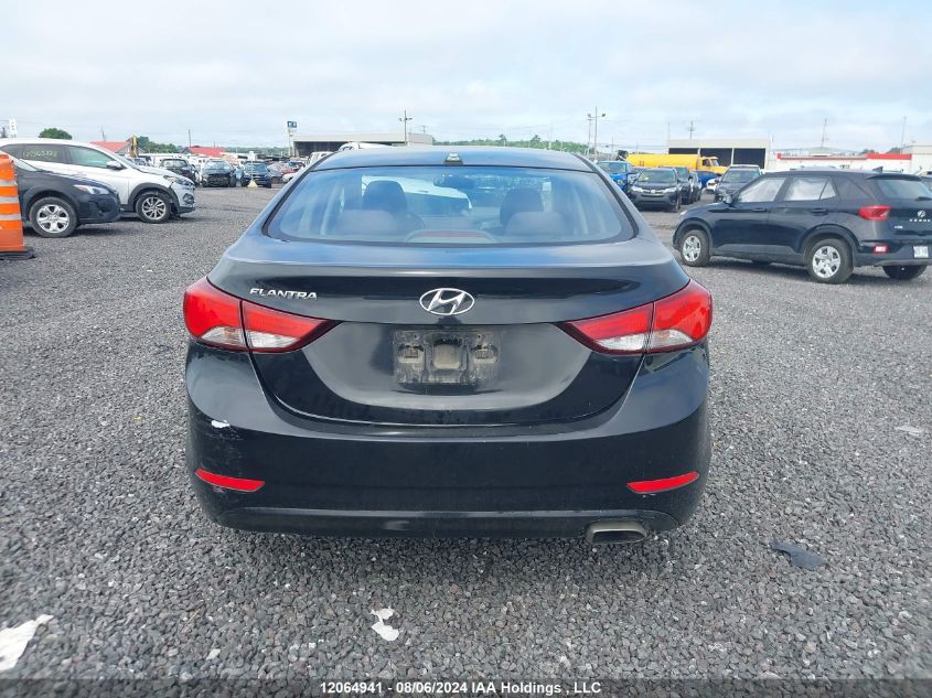 2016 Hyundai Elantra Gls VIN: KMHDH4AHXGU606989 Lot: 12064941