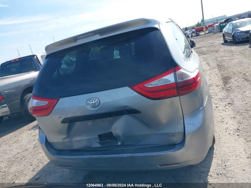 2015 Toyota Sienna VIN: 5TDZK3DC5FS606455 Lot: 12064963