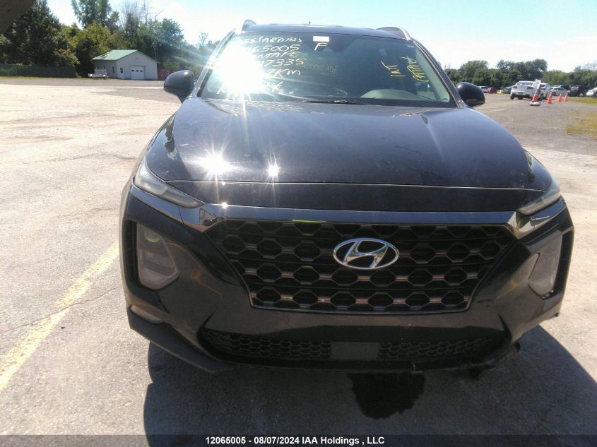 2019 Hyundai Santa Fe Se VIN: 5NMS2CAD3KH017335 Lot: 12065005