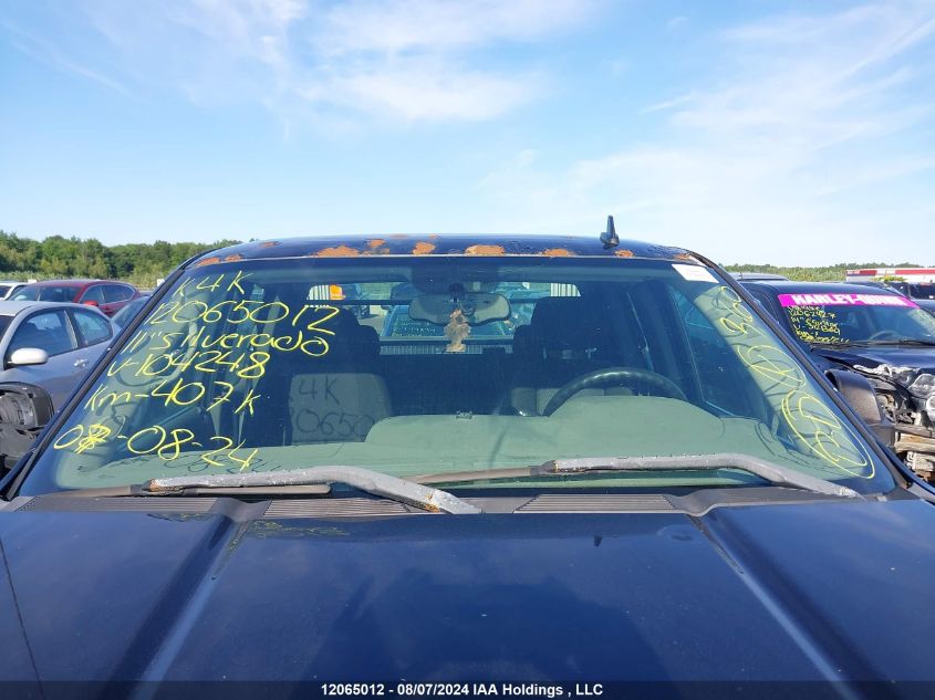 2011 Chevrolet Silverado K1500 VIN: 1GCRKPEA3BZ104248 Lot: 12065012