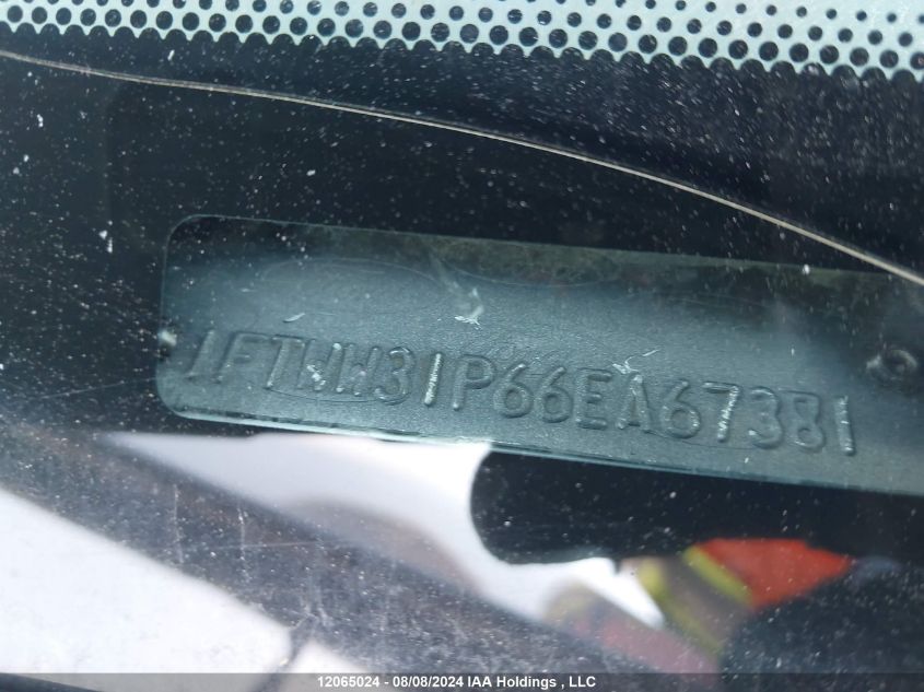 2006 Ford F350 Srw Super Duty VIN: 1FTWW31P66EA67381 Lot: 12065024