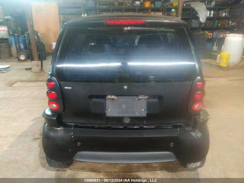 WMEAJ00F76J247753 2006 Smart Fortwo