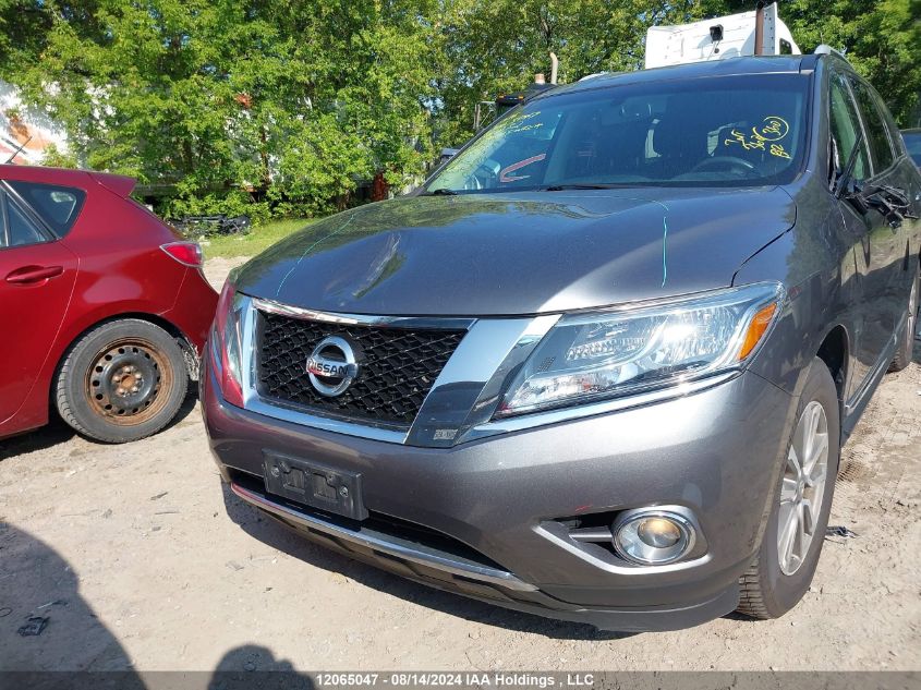 2015 Nissan Pathfinder S/Sv/Sl/Platinum VIN: 5N1AR2MM0FC656236 Lot: 12065047