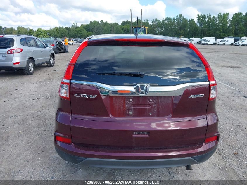 2016 Honda Cr-V VIN: 2HKRM4H38GH116609 Lot: 12065086