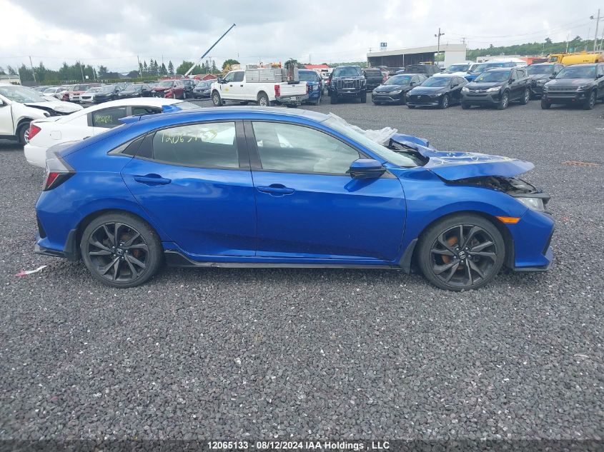 2019 Honda Civic Hatchback VIN: SHHFK7H48KU302806 Lot: 12065133