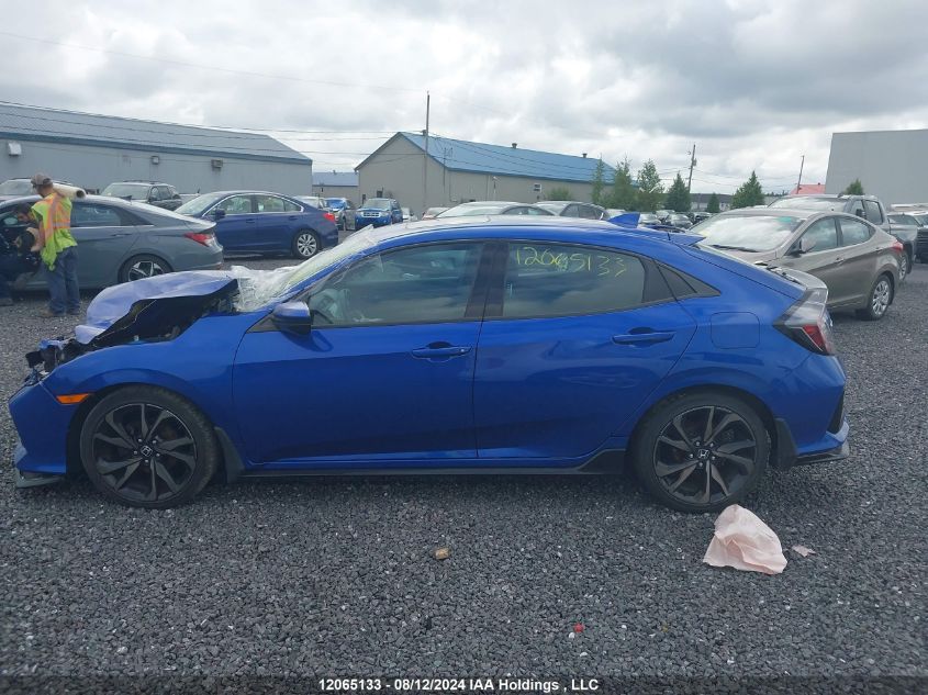 2019 Honda Civic Hatchback VIN: SHHFK7H48KU302806 Lot: 12065133