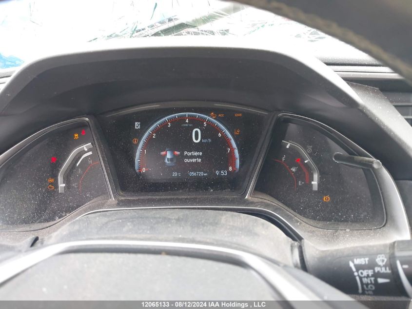 2019 Honda Civic Hatchback VIN: SHHFK7H48KU302806 Lot: 12065133