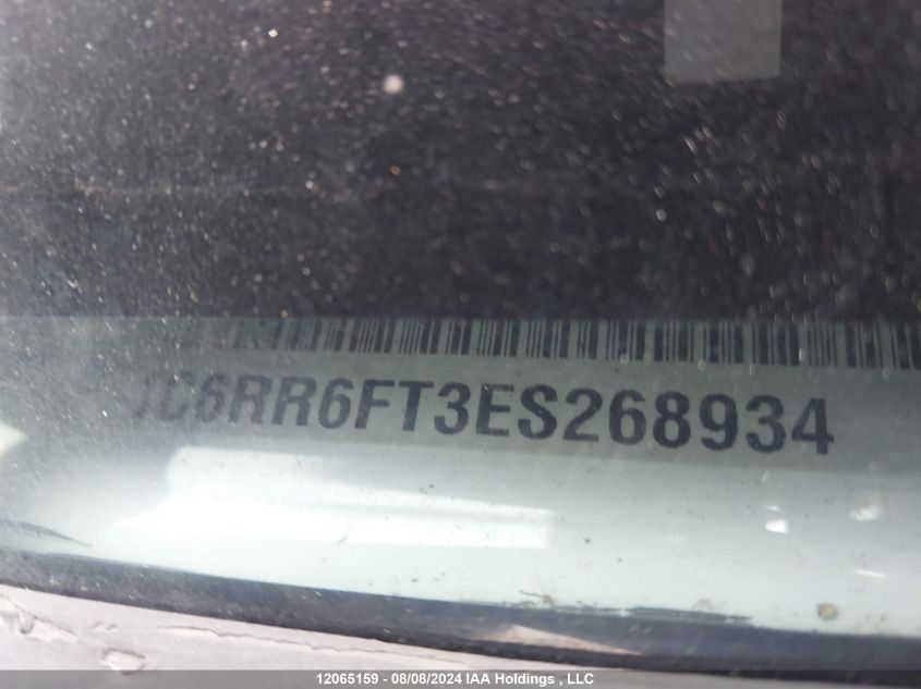 2014 Ram 1500 St VIN: 1C6RR6FT3ES268934 Lot: 12065159