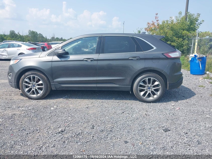 2015 Ford Edge Titanium VIN: 2FMPK4K96FBB23705 Lot: 12065175