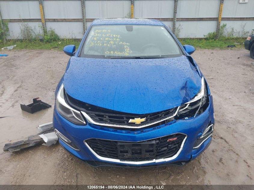 1G1BE5SM3J7165260 2018 Chevrolet Cruze Lt