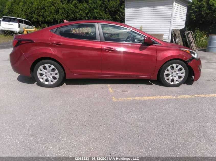 2014 Hyundai Elantra Se/Sport/Limited VIN: 5NPDH4AE4EH458551 Lot: 12065223