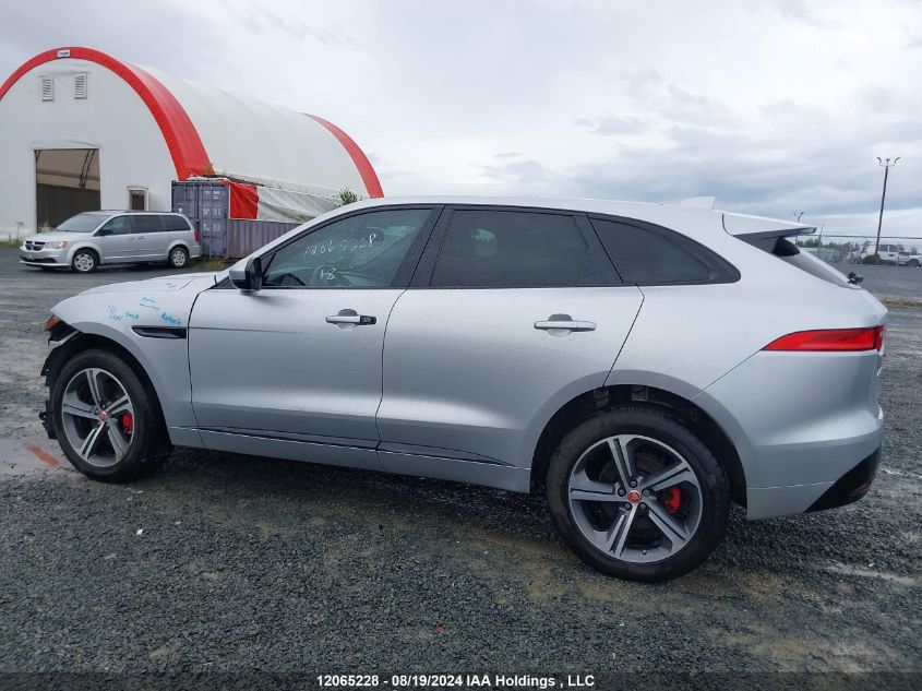 2018 Jaguar F-Pace VIN: SADCM2FV9JA293882 Lot: 12065228