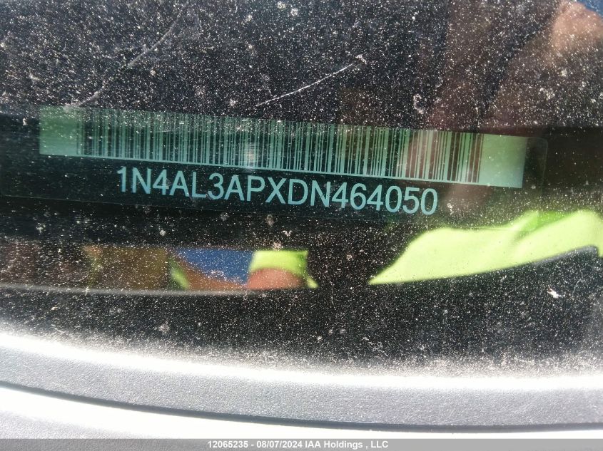2013 Nissan Altima VIN: 1N4AL3APXDN464050 Lot: 12065235